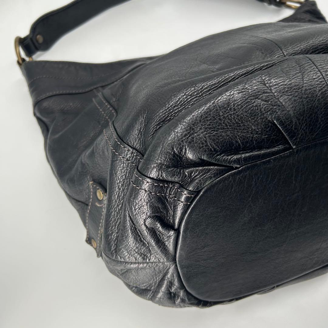 16797✨バーバリーブルーレーベル レザー ホースロゴ ワンショルダーバッグ