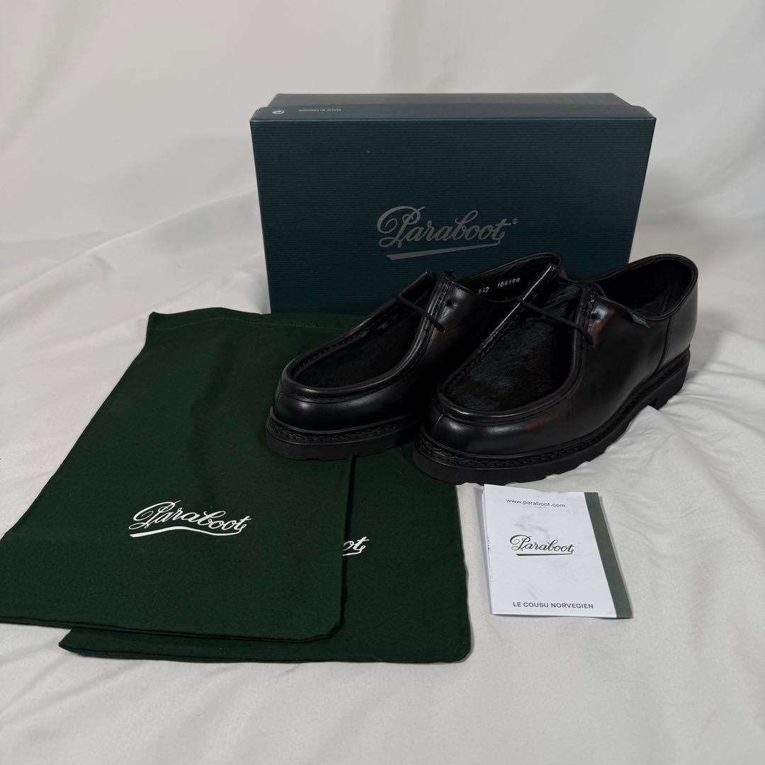 【定価9.7万】パラブーツ ミカエル リスレザー ポニー ファー EU42