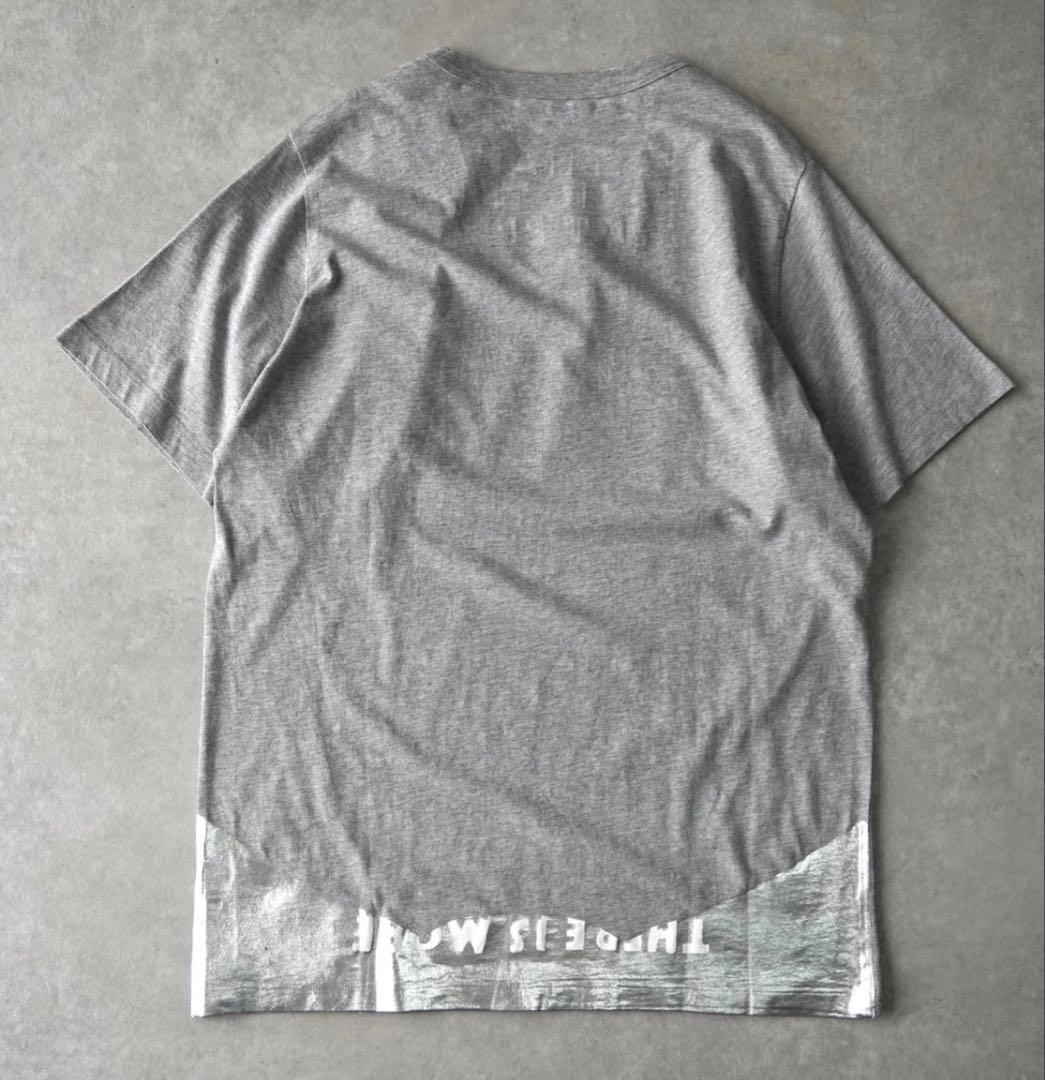 マルタンマルジェラ　エイズTシャツ　メタリックシルバー