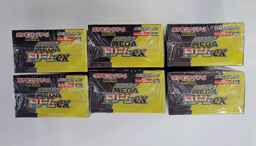 シュリンク付 ポケモンカード ハイクラスパック MEGA ドリームex 6BOX