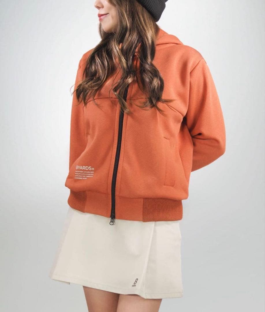 【タグ付】8YARDS ♪MOKU BIG HOODIE Mサイズ オレンジ