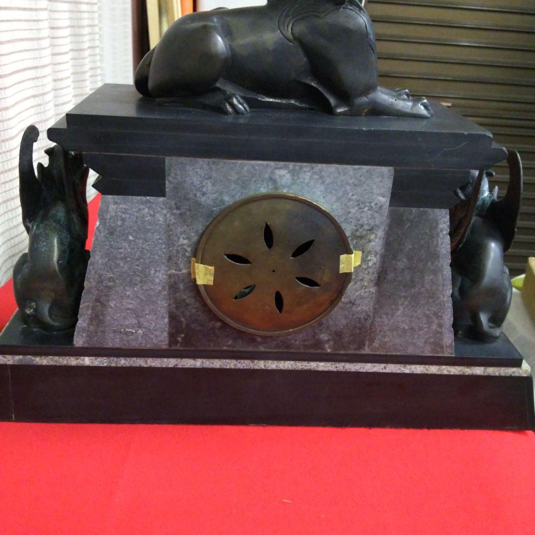 ☆☆【本日限定特価！エジプト様式/マンテルクロック ジャンク品】