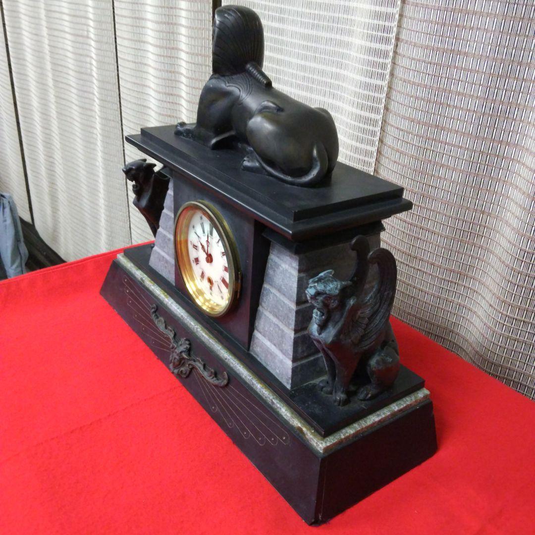 ☆☆【本日限定特価！エジプト様式/マンテルクロック ジャンク品】