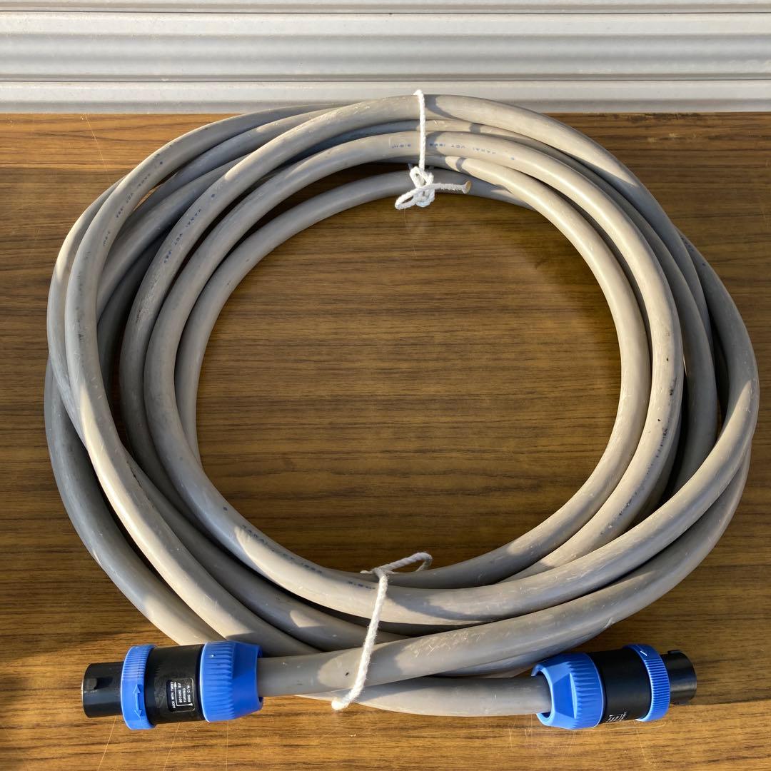 スピーカーケーブル3.5 ㎟ ×8芯10mスピコン仕様（2本セット）