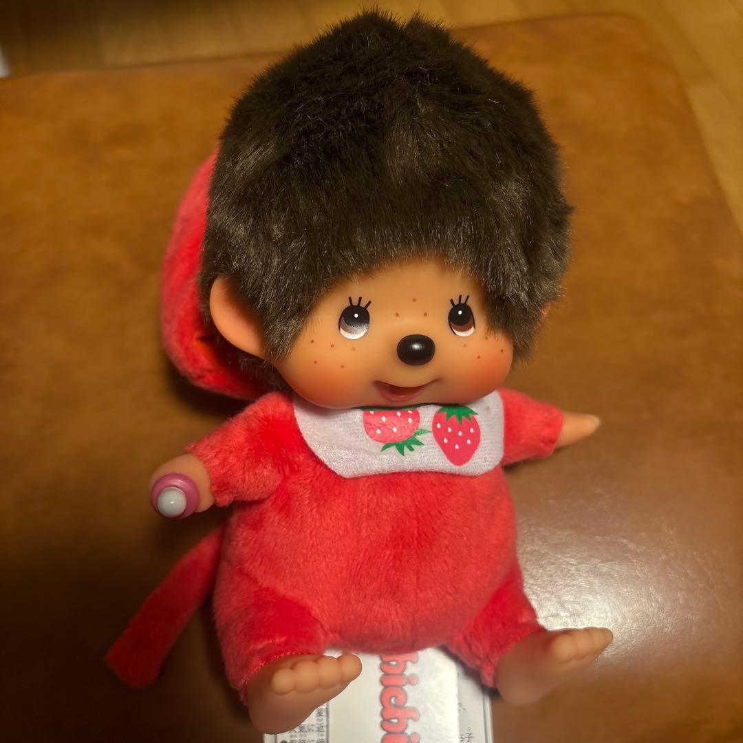 モンチッチ いちご帽子の人形