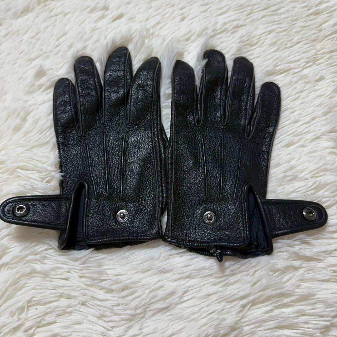 【美品】CACAZAN ドライビンググローブ レザー ブラック Mサイズ 日本製