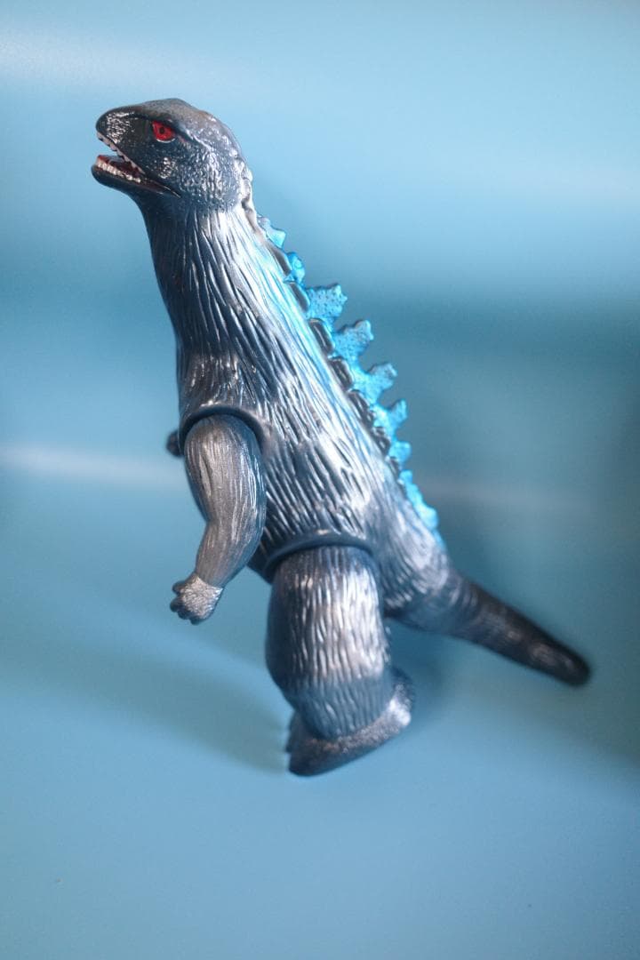 ゴジラ 水中形態 マルサン ソフビ　美品　1989年製