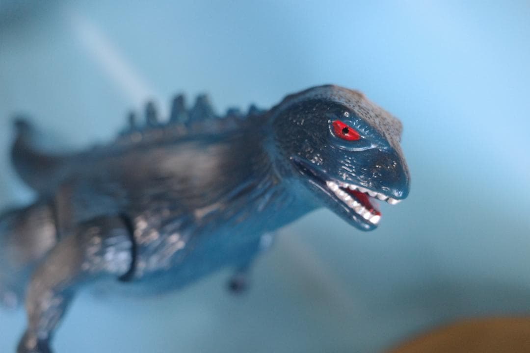 ゴジラ 水中形態 マルサン ソフビ　美品　1989年製