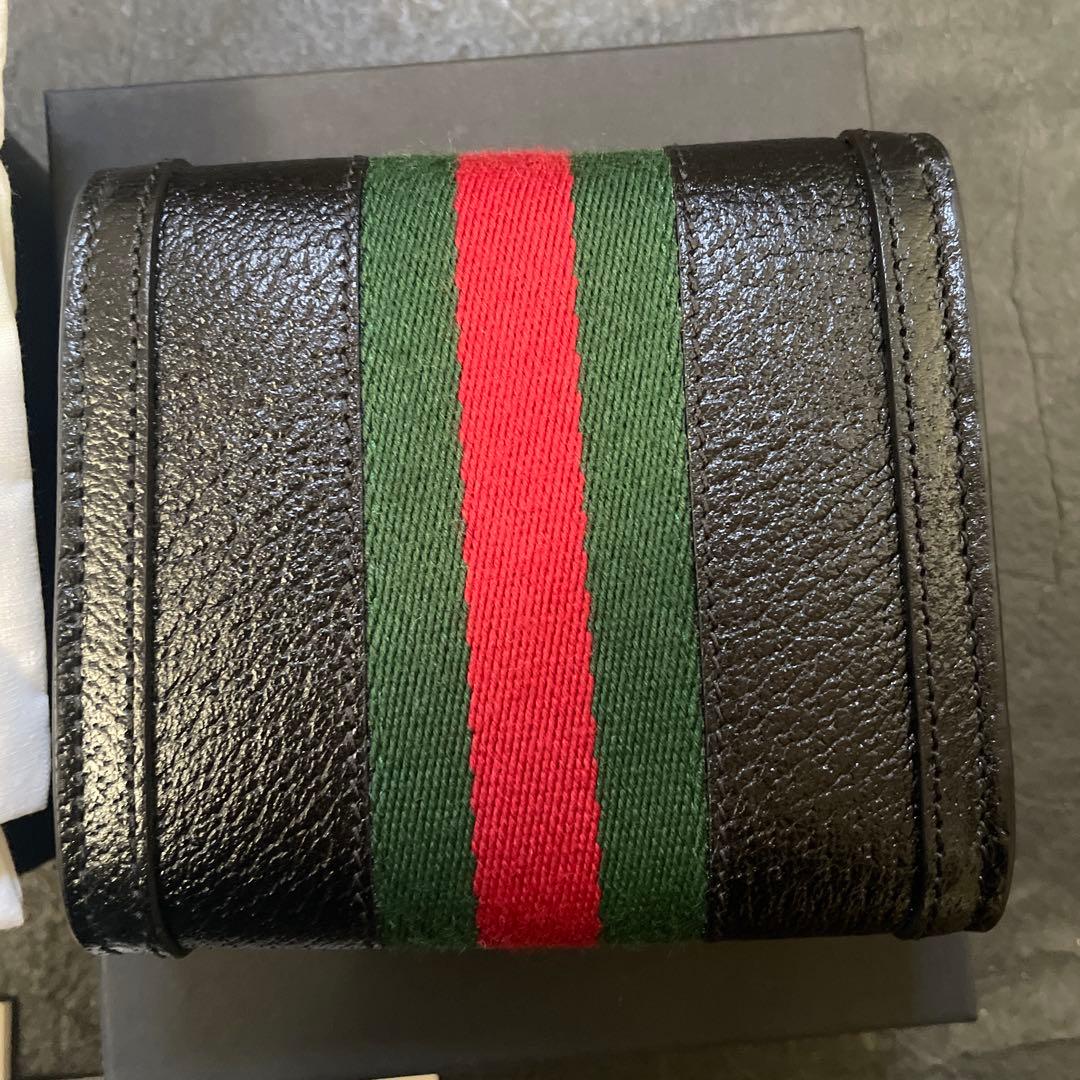 nanaGUCCI 二つ折り財布 オフィディア レザーコンパクトウォレット