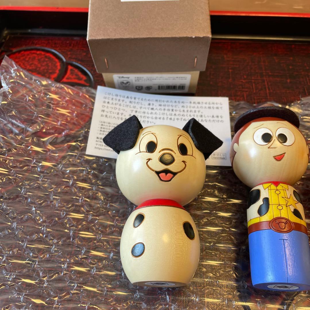 卯三郎こけし　101匹わんちゃん　アナ雪(オラフ)　トイストーリー(ウッディ)