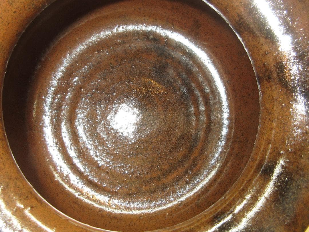 送料込【逢絢亭】茶道具 建水 美濃焼 瀬戸釉 エフゴ形 加藤弥右衛門 共箱入り