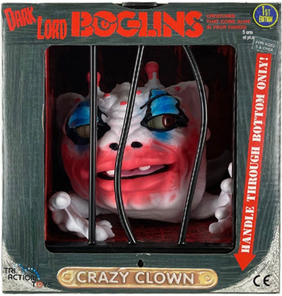 暗闇で光る❕ ボグリンズ/ ダークロード: クレイジー・クラウン ハンドパペット