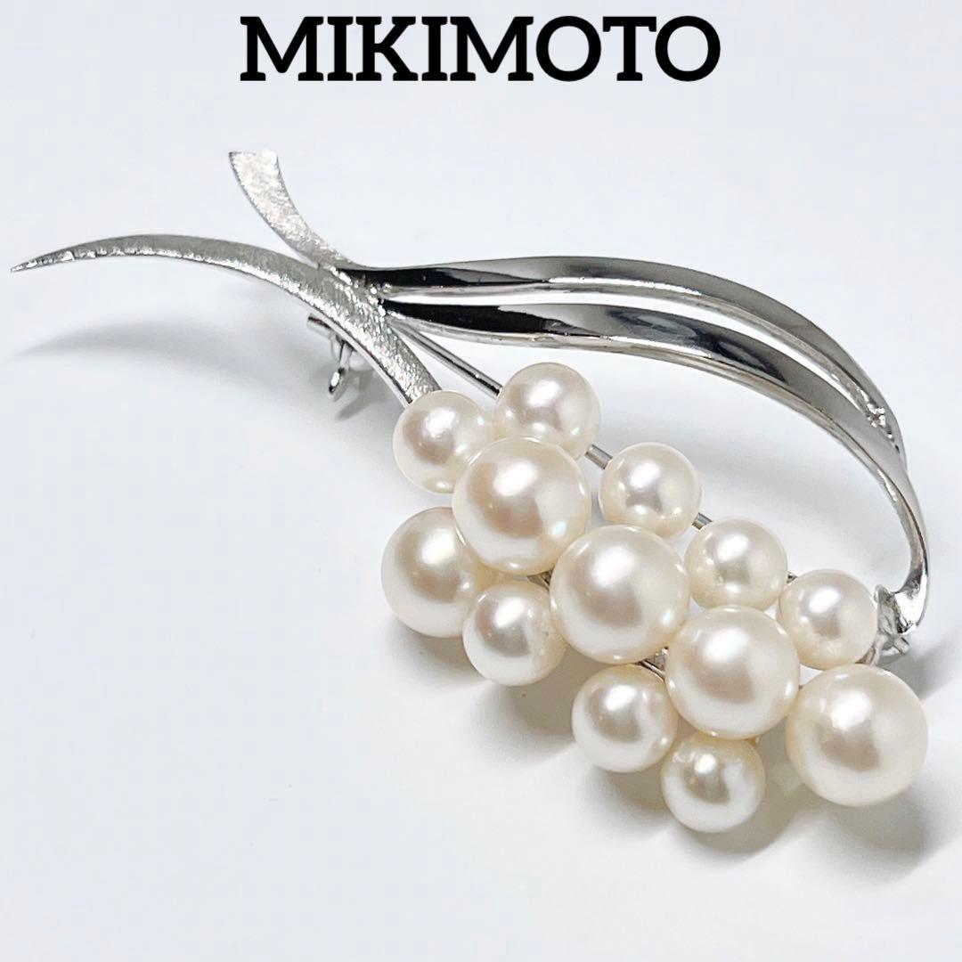 美品✨MIKIMOTO ミキモト パール　ブローチ フラワー　ブーケ