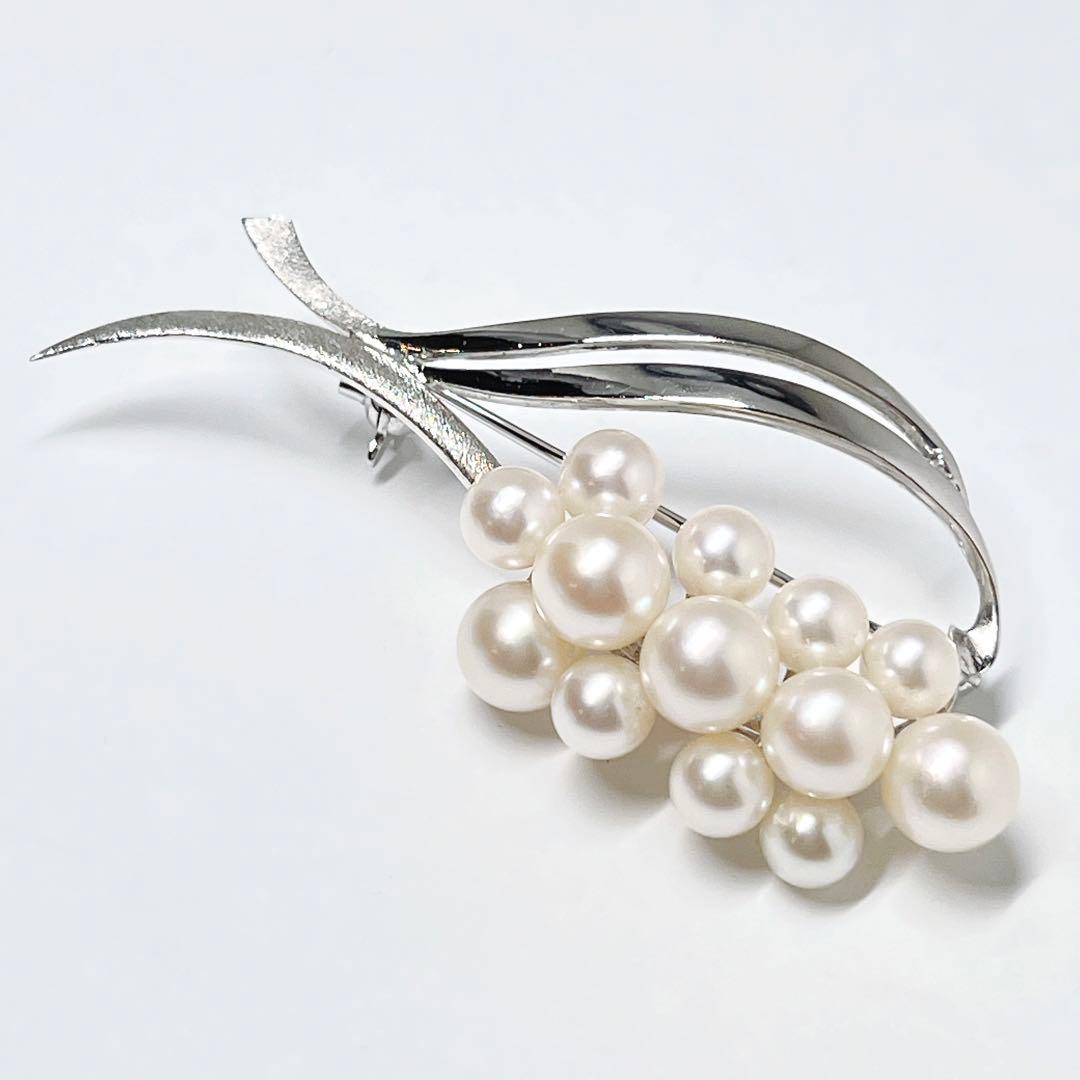 美品✨MIKIMOTO ミキモト パール　ブローチ フラワー　ブーケ