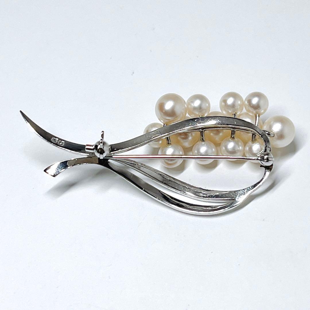 美品✨MIKIMOTO ミキモト パール　ブローチ フラワー　ブーケ