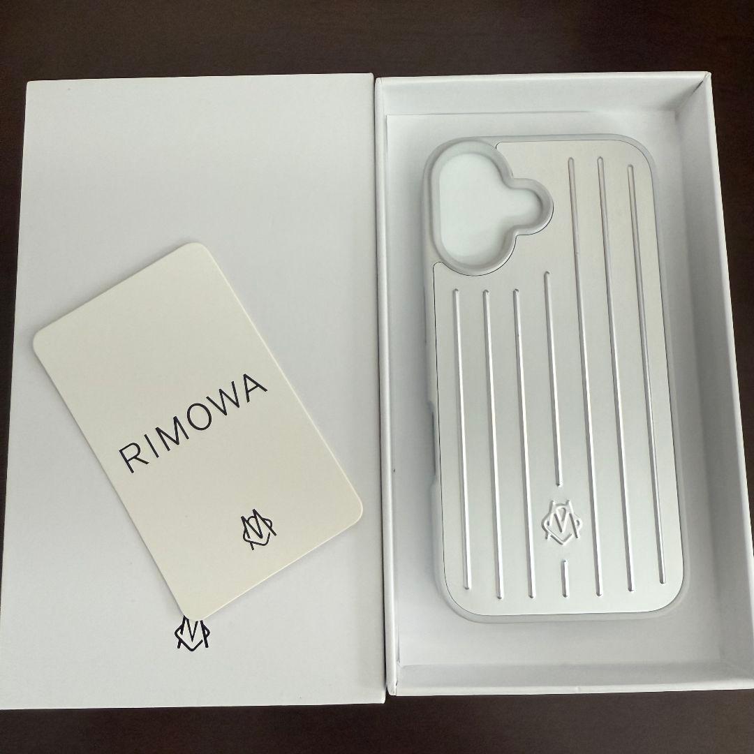 未使用 シルバー RIMOWA リモワ iPhone16 ケース