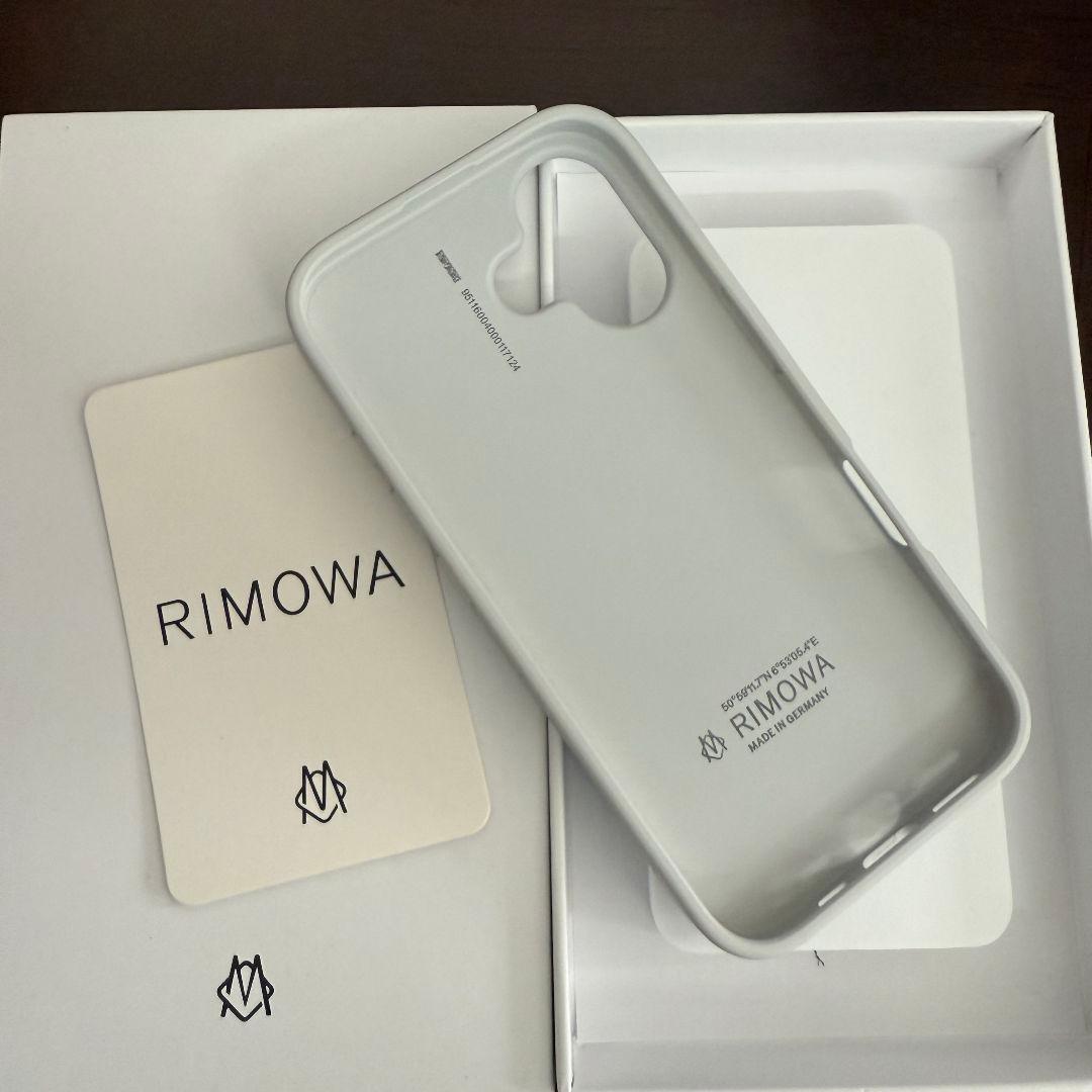 未使用 シルバー RIMOWA リモワ iPhone16 ケース