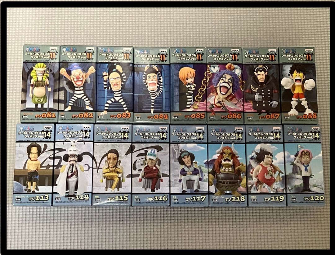 ワンピース ワールドコレクタブル vol.11 vol.14 16種【未開封品】