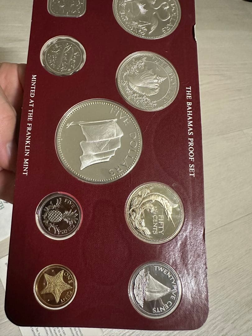 1976年バハマフランクリンミントプルーフ