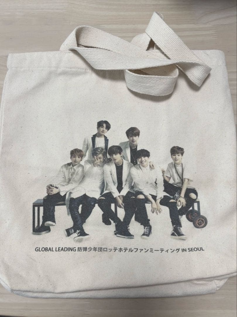 BTS ソウル ロッテ ファンミーティング 直筆サイン＆トートバッグ SET