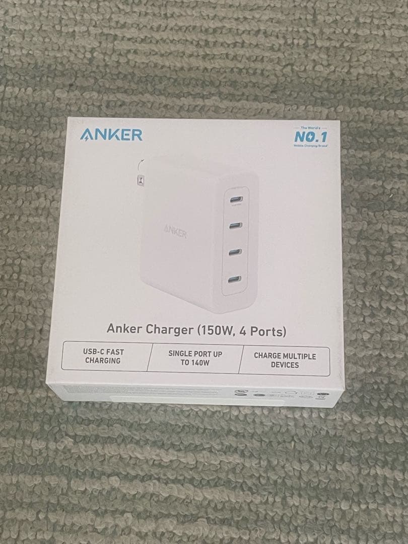 【新品未開封】充電器　Anker Charger (150W、4ポート)