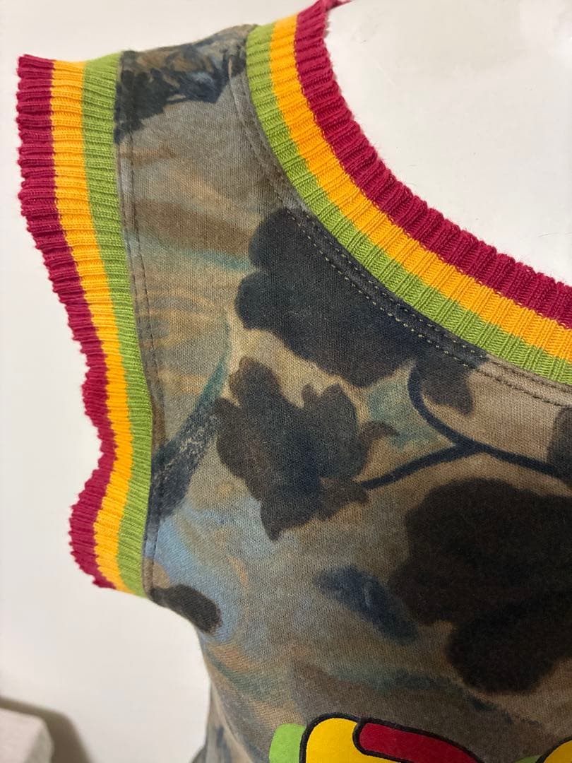 Christian Dior ガリアーノ期　レア カモフラ　ラスタタンク 美品