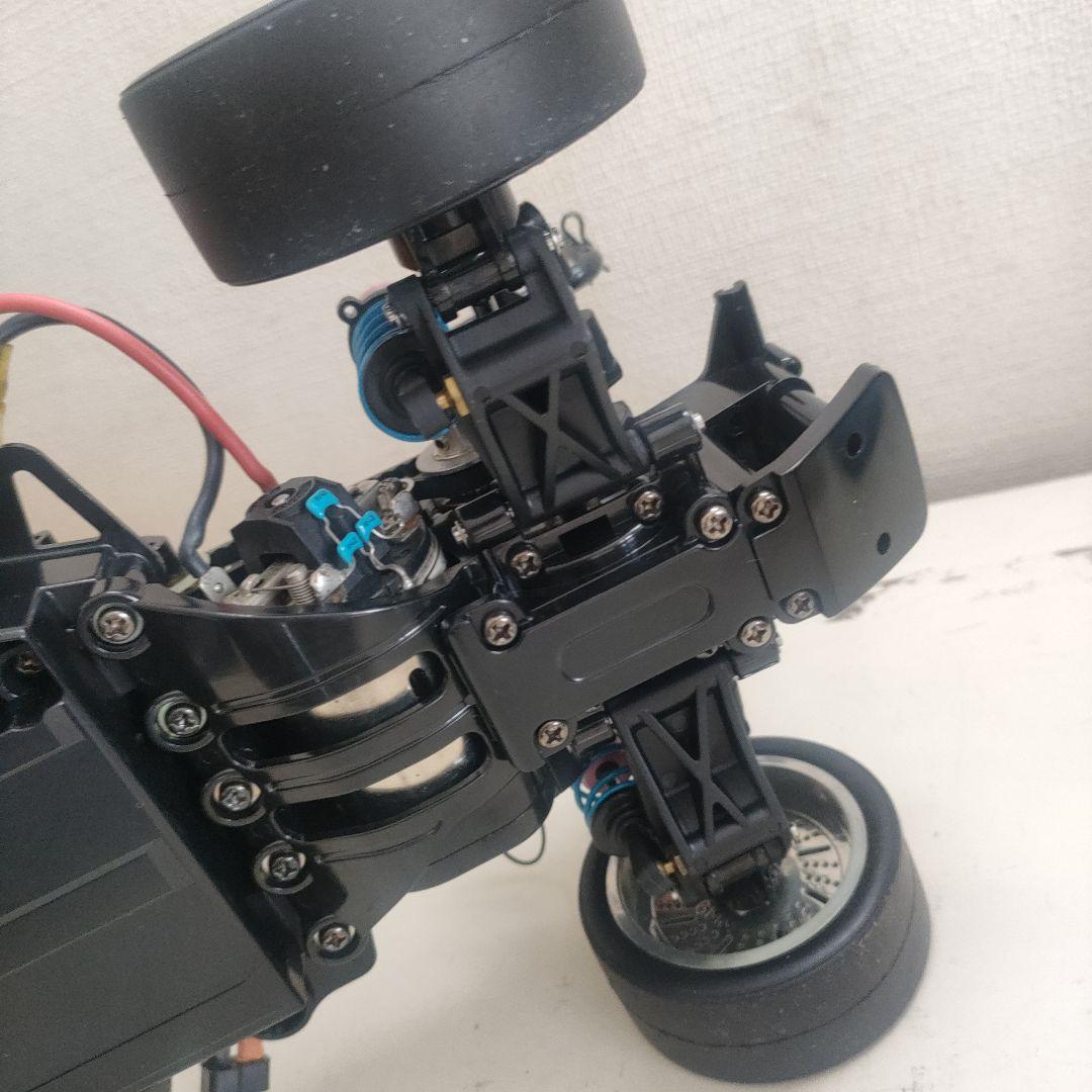 【当時物、レア】タミヤTA03シャーシ、メカ付き、メルセデスボディ付き