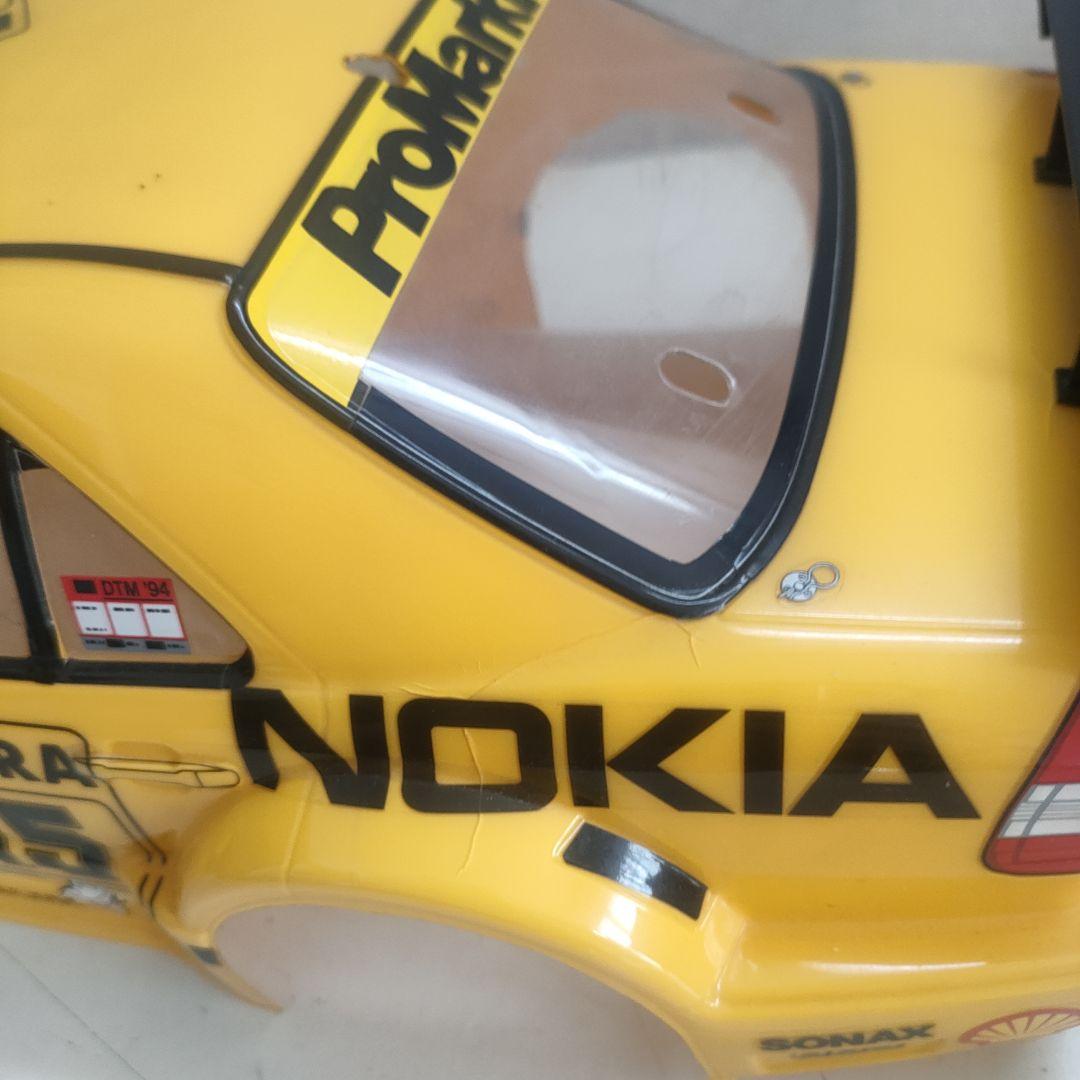 【当時物、レア】タミヤTA03シャーシ、メカ付き、メルセデスボディ付き