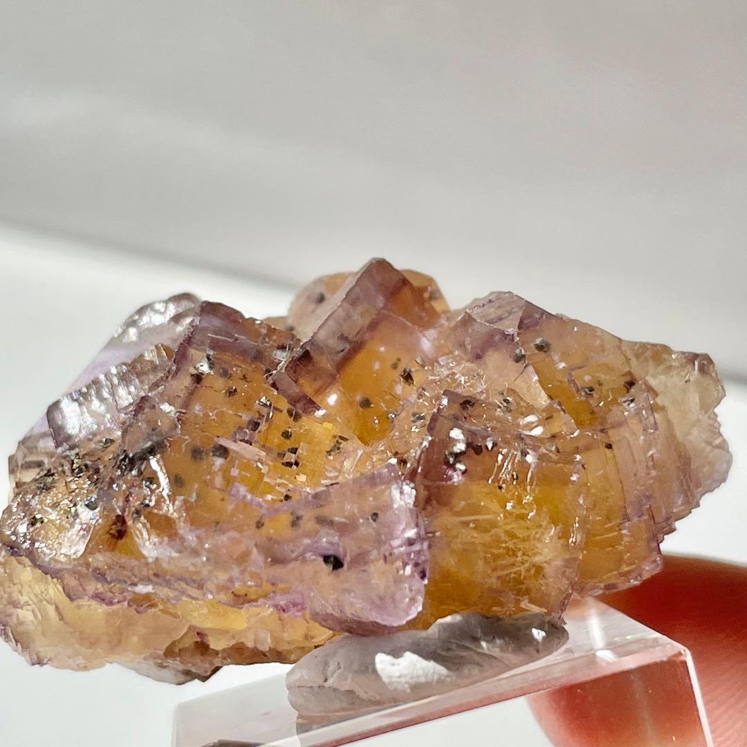 384 イリノイ州産 フローライト&キャルコパイライト