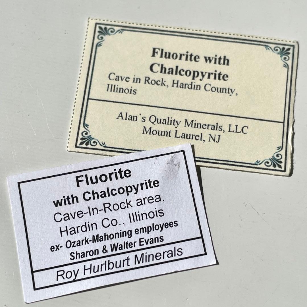 384 イリノイ州産 フローライト&キャルコパイライト