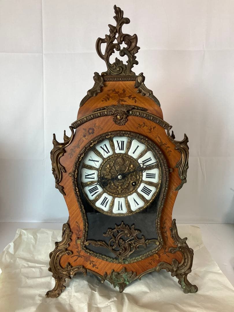 クラシックな西洋 ゼンマイ式 振り子時計 置き時計 西洋 アンティーク