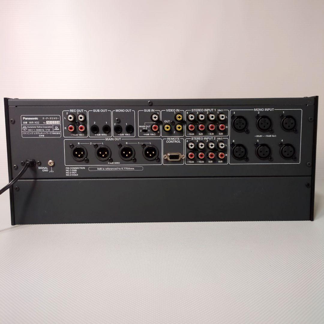 パナソニック RAMSA コンパクトミキサー（14イン・6アウト） WR-X02