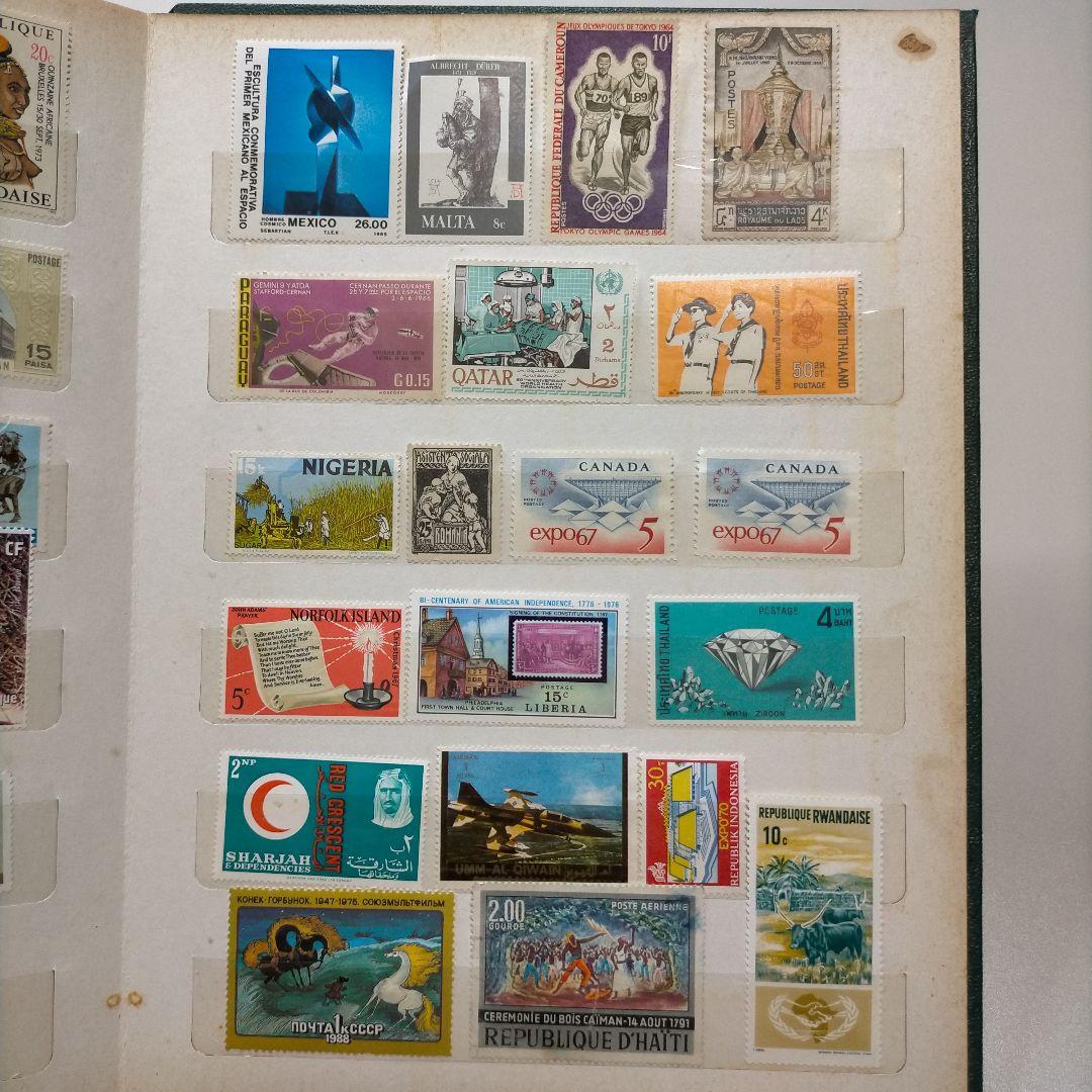 【売約】1875 【未使用】外国切手 世界各国 ヴィンテージ バラ切手大量まとめ