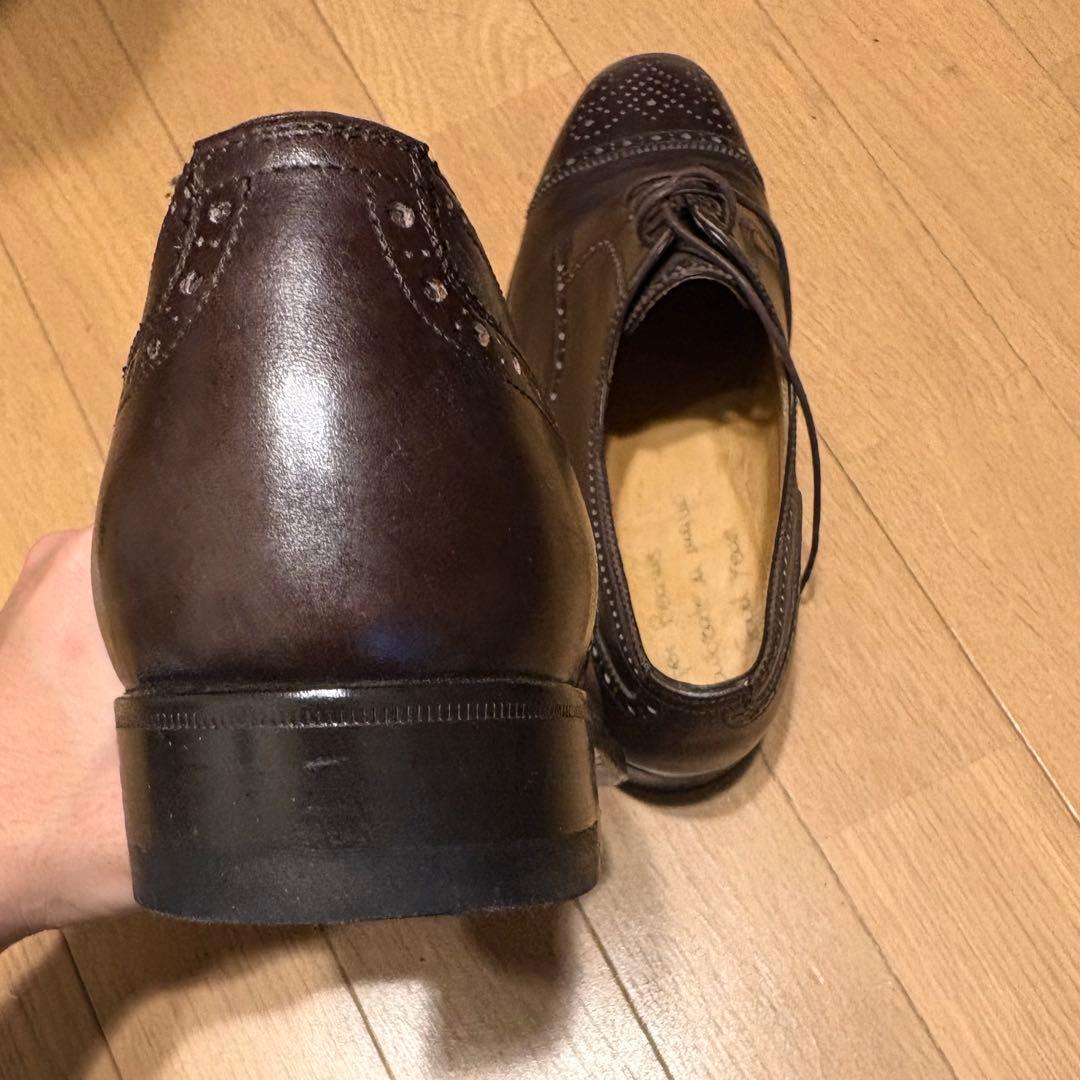 Enzo Bonafe エンツォ ボナフェ サイズ40 セミブローグ 外羽根