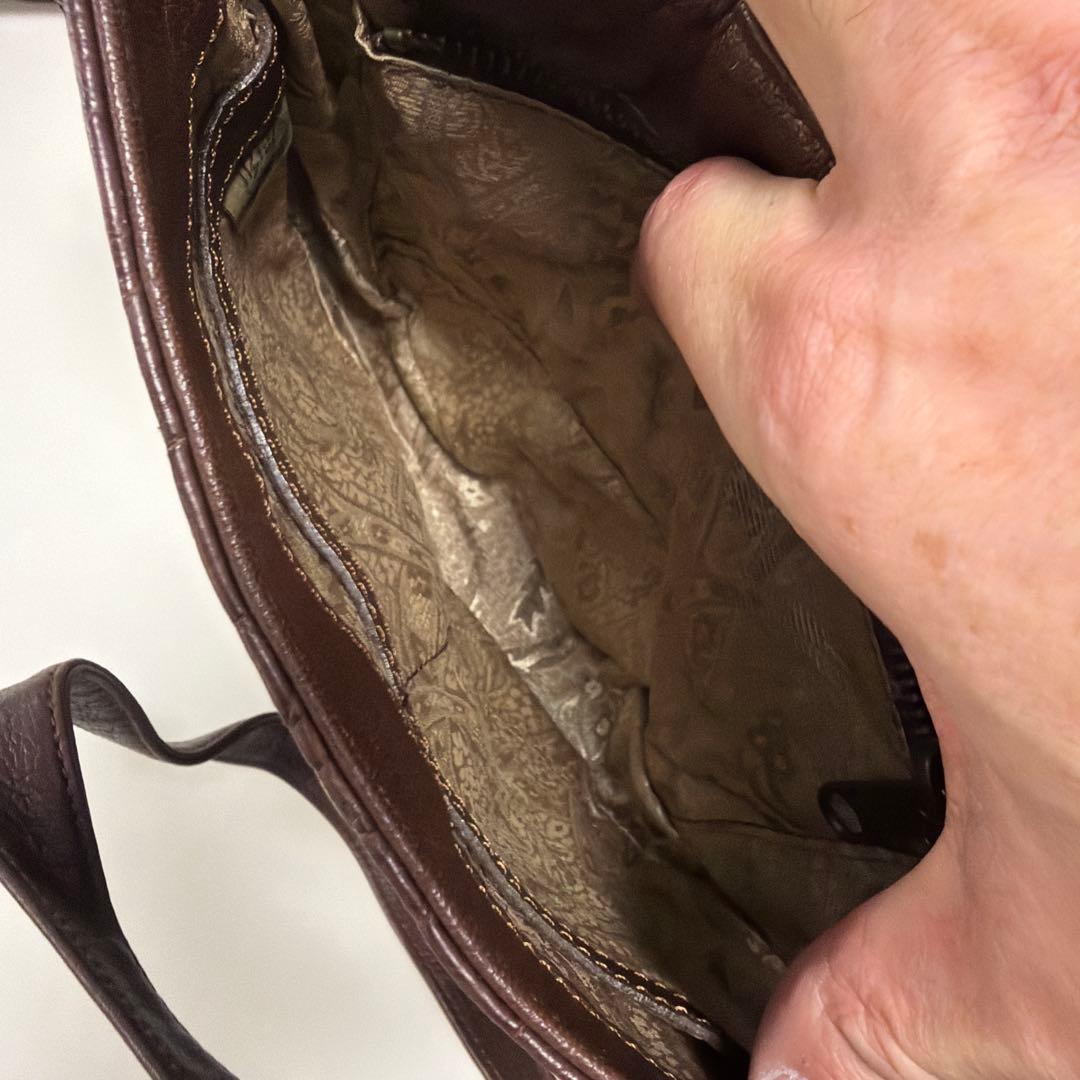 IBIZA　ブラウン　ワニ革　ショルダーバッグ　美品！