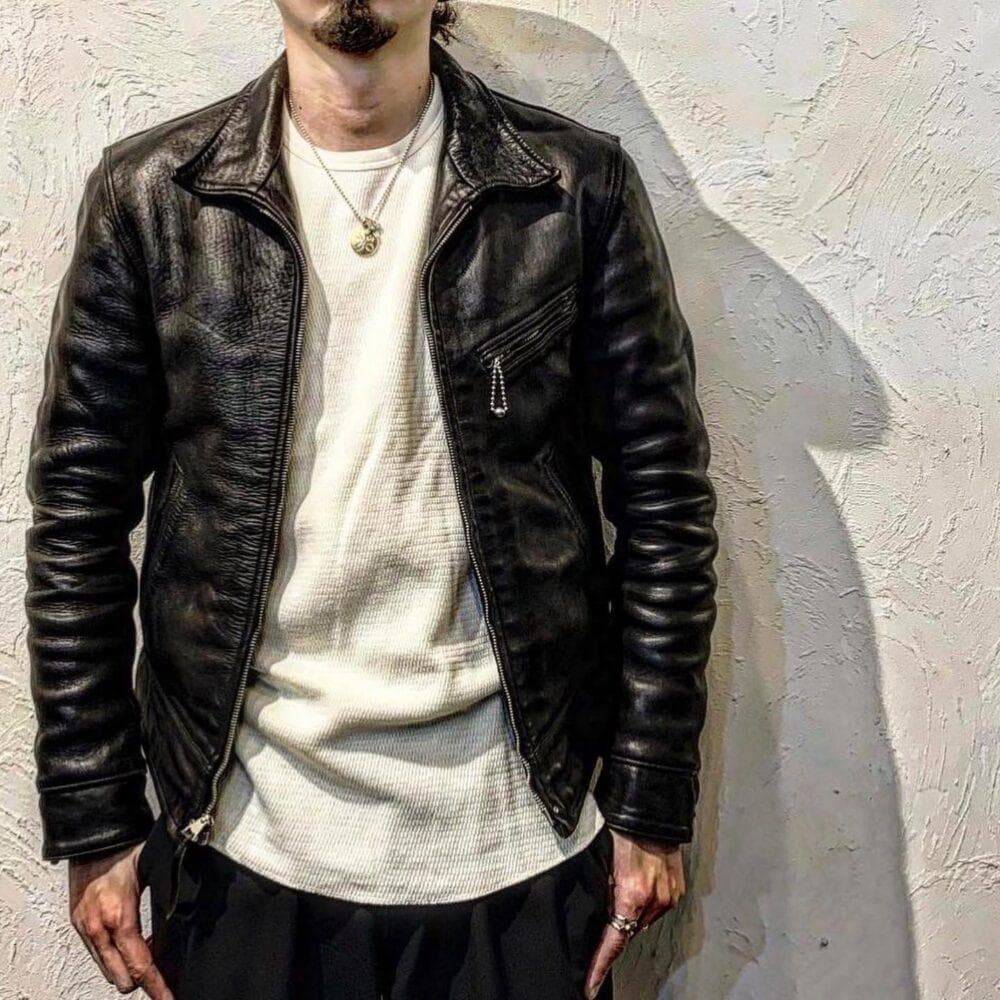 fineファインクリークcreekレザーズAnneライダース42マッコイj100