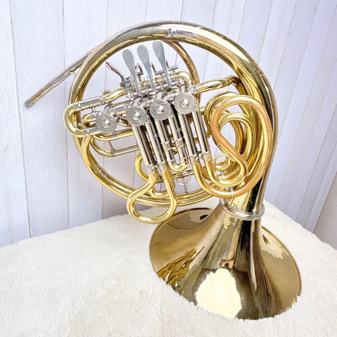 YAMAHA Custom YHR-866D フルダブルホルン マウスピース付き