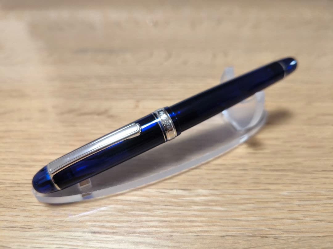 プラチナ万年筆 #3776 センチュリー ロジウムフィニッシュ シャルトルブルー