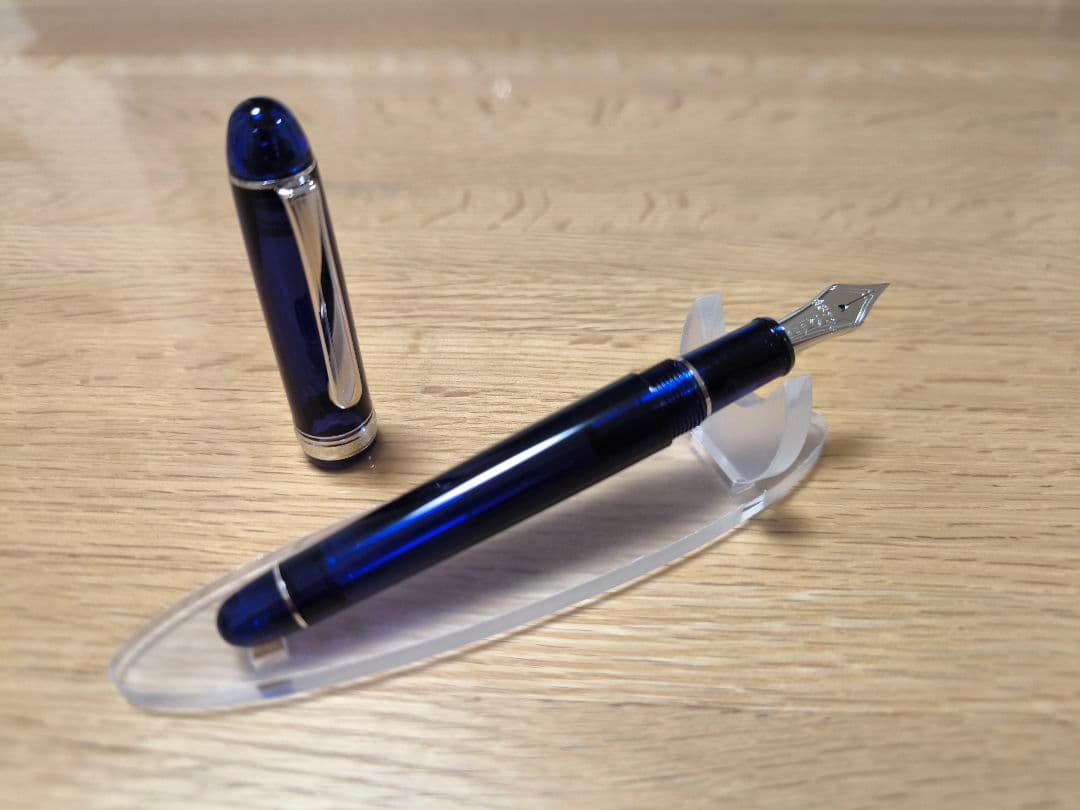 プラチナ万年筆 #3776 センチュリー ロジウムフィニッシュ シャルトルブルー