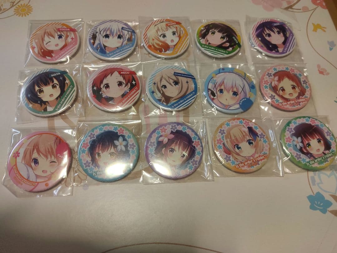 ご注文はうさぎですか　アニメセンター　缶バッジ