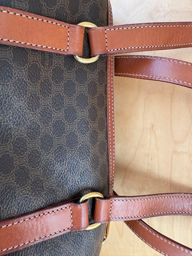 CELINE セリーヌ マカダム ショルダーバッグ パピヨン【中古】