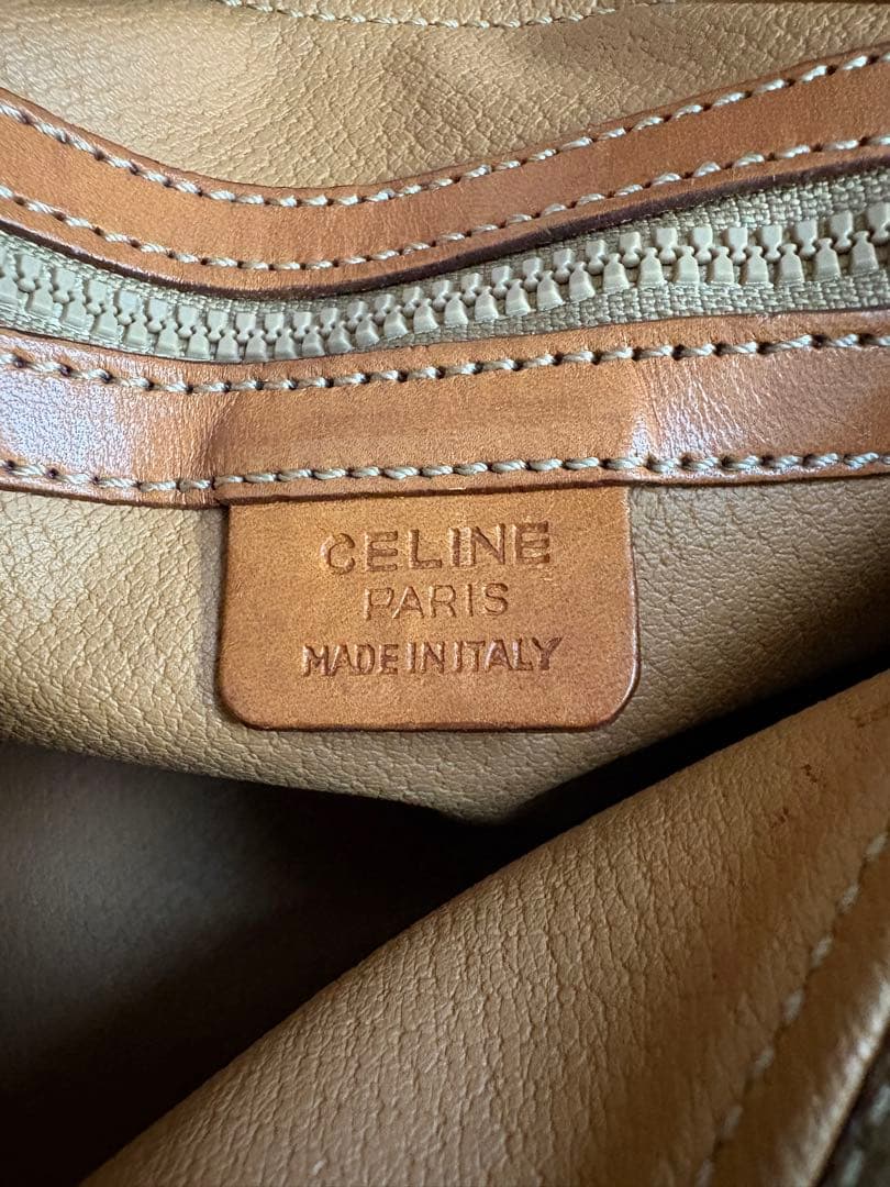 CELINE セリーヌ マカダム ショルダーバッグ パピヨン【中古】