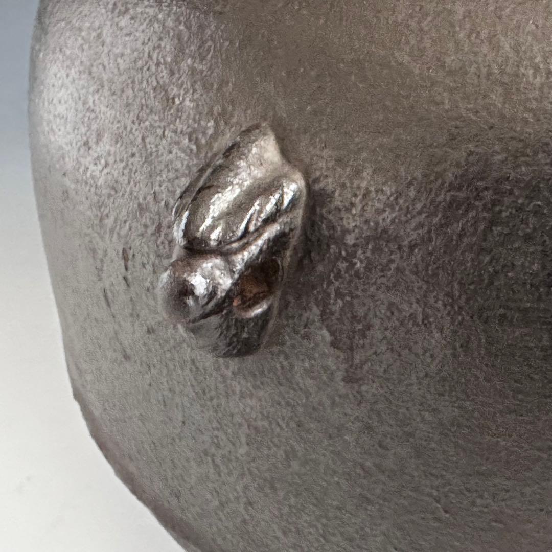 茶道具　松竹地紋　真形釜　橋本辰敏　共箱　鋳物　茶釜　茶の湯　稽古　茶会