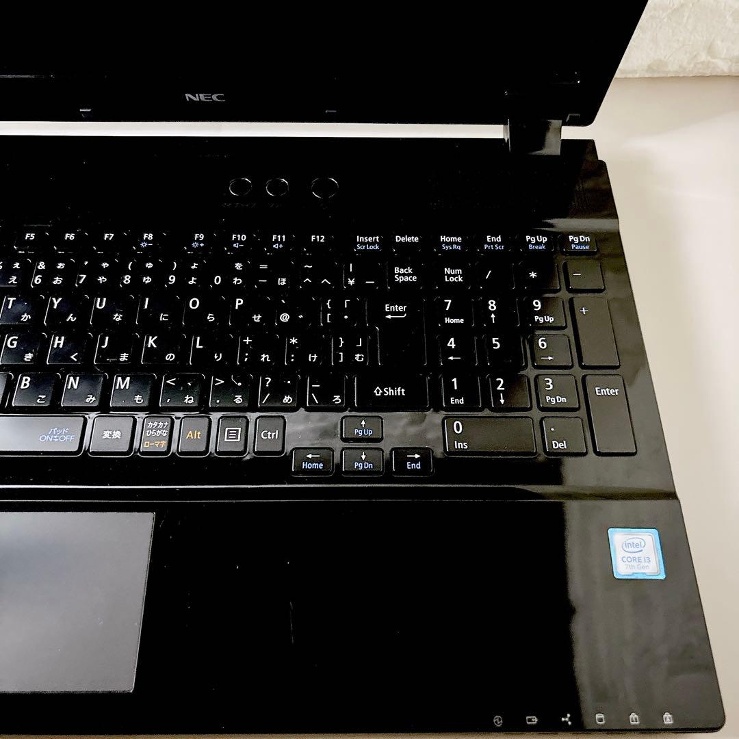快適SSD✨メモリ8GB フルHD 第7世代 カメラ ノートパソコン NEC