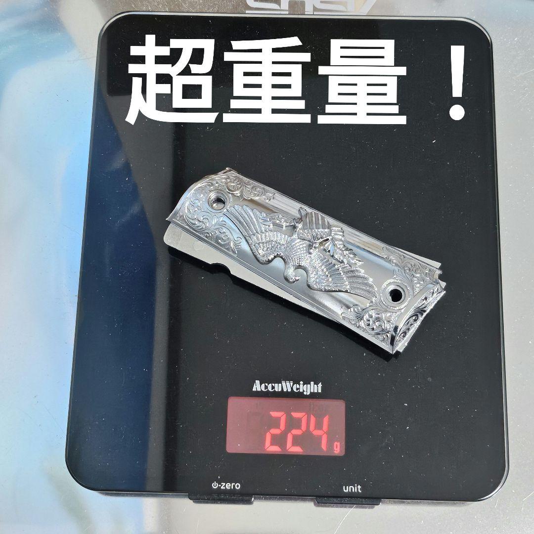 美品☆ WA SCW コルト ガバメント 限定イーグル フルメッキメタるグリップ