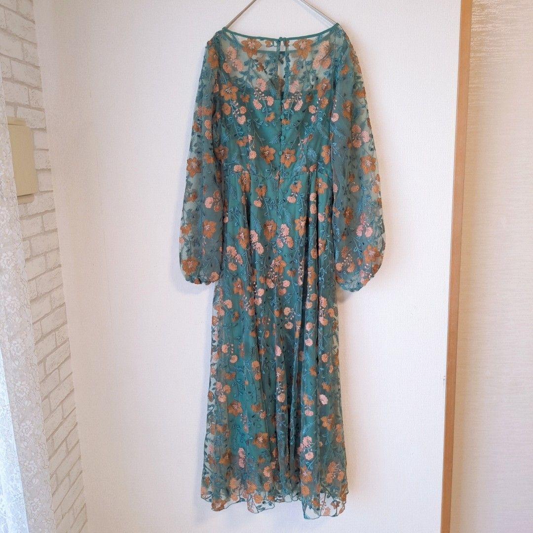 美品 Kastane カスタネ embroidery organdy dress