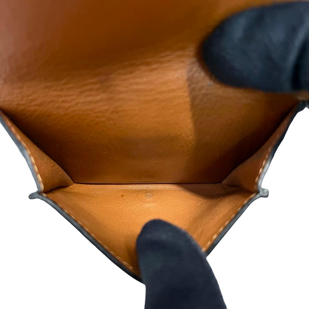 希少✨ロエベ バーティカルウォレット 三つ折り財布 アナグラム バイカラー