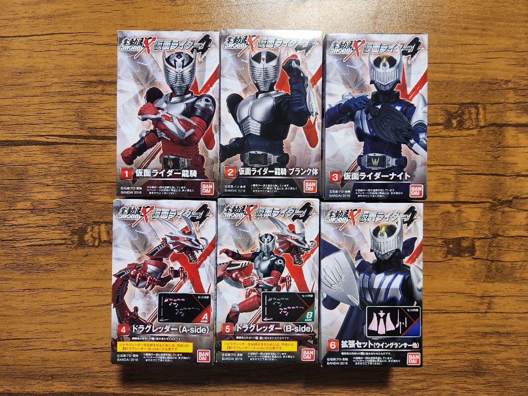 掌動駆 SHODO-X 仮面ライダー4 全6種セット