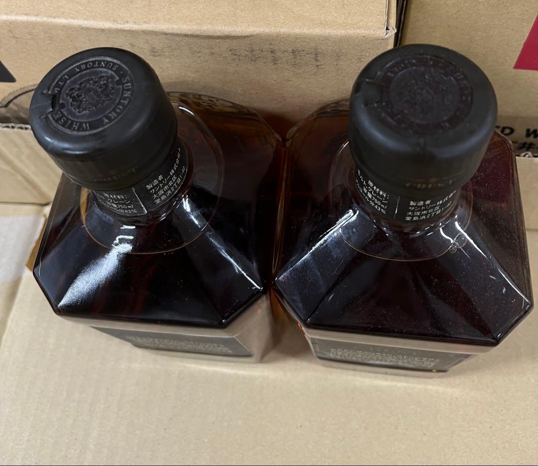 サントリーCREST 12 年750ml 43% 2本セット