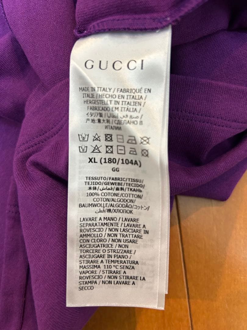THE NORTH FACE x GUCCI パープル Tシャツ